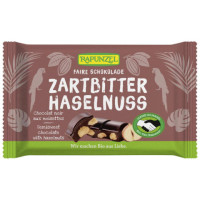 Zartbitter Haselnuss, bio