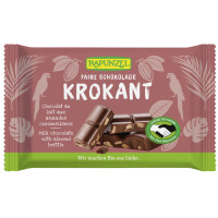 Vollmilchschokolade Krokant, bio